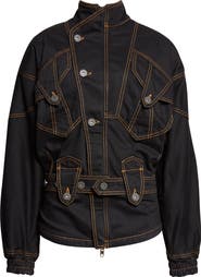 Vaquera Asymmetric Denim Jacket