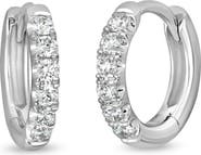 Bony Levy Audrey Diamond Huggie Hoop Earrings