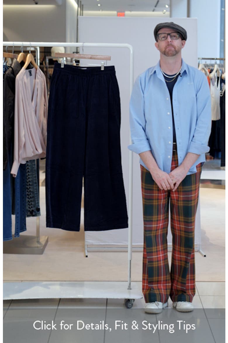 Allison Pull-On Wide Leg Corduroy Pants video