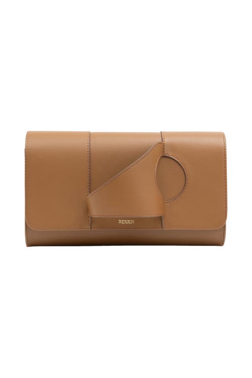 Perrin Paris L'asymetrique Clutch In Brown