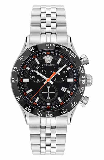 Versace Hellenyium Chronograph Bracelet Watch, 44mm