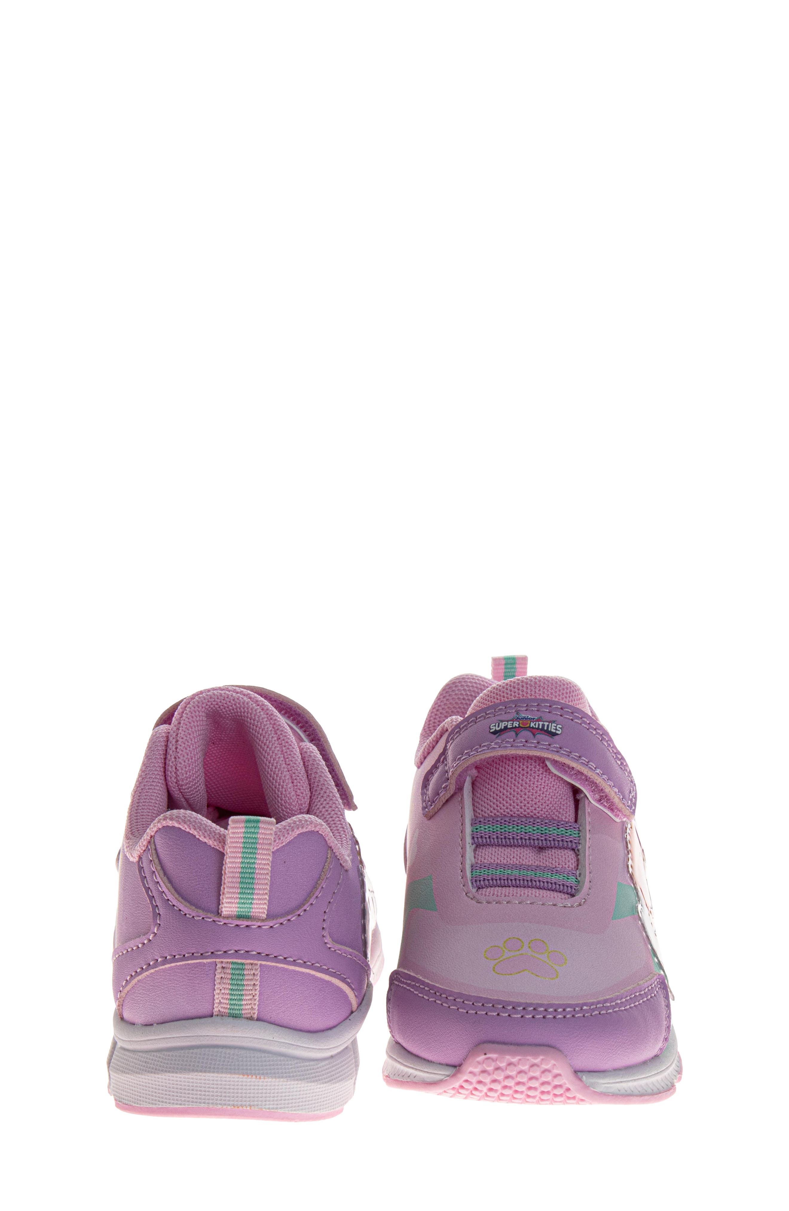 Kids' x Disney SuperKitties Light-Up Sneaker, Alternate, color, PURPLE