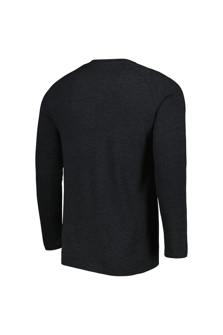 Men's Concepts Sport Black Pittsburgh Pirates Inertia Raglan Long Sleeve Henley T-Shirt, Alternate, color, Black