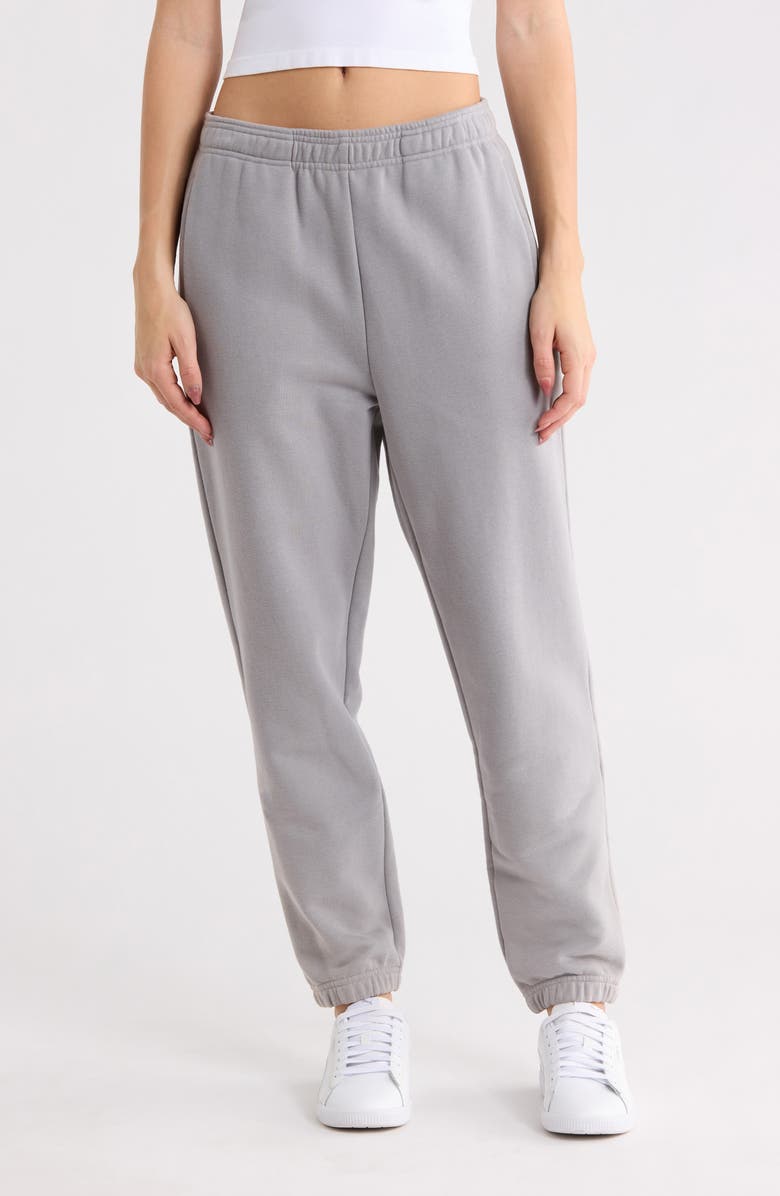 WISHLIST French Terry Sweatpants, Main, color, Medium Grey