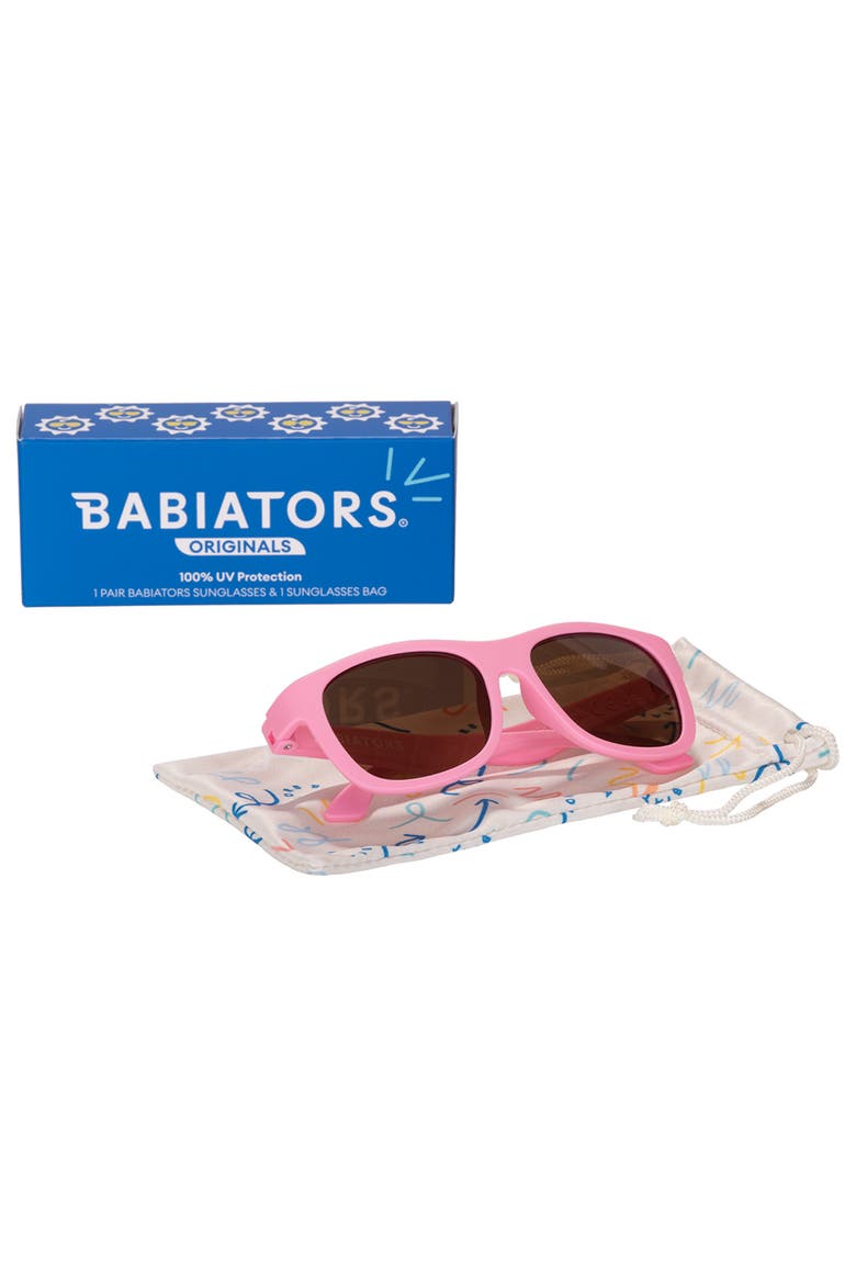 Kids' Candy Pink Navigator Sunglasses, Alternate, color, PINK