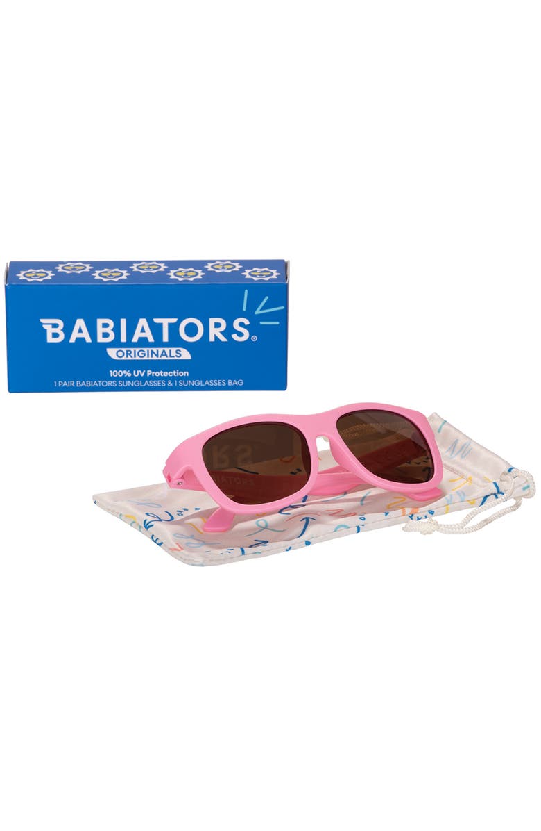Babiators Kids' Candy Pink Navigator Sunglasses, Alternate, color, Pink