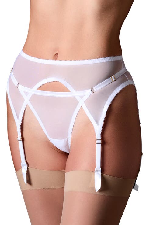 Odette Classic Mesh Garter Belt