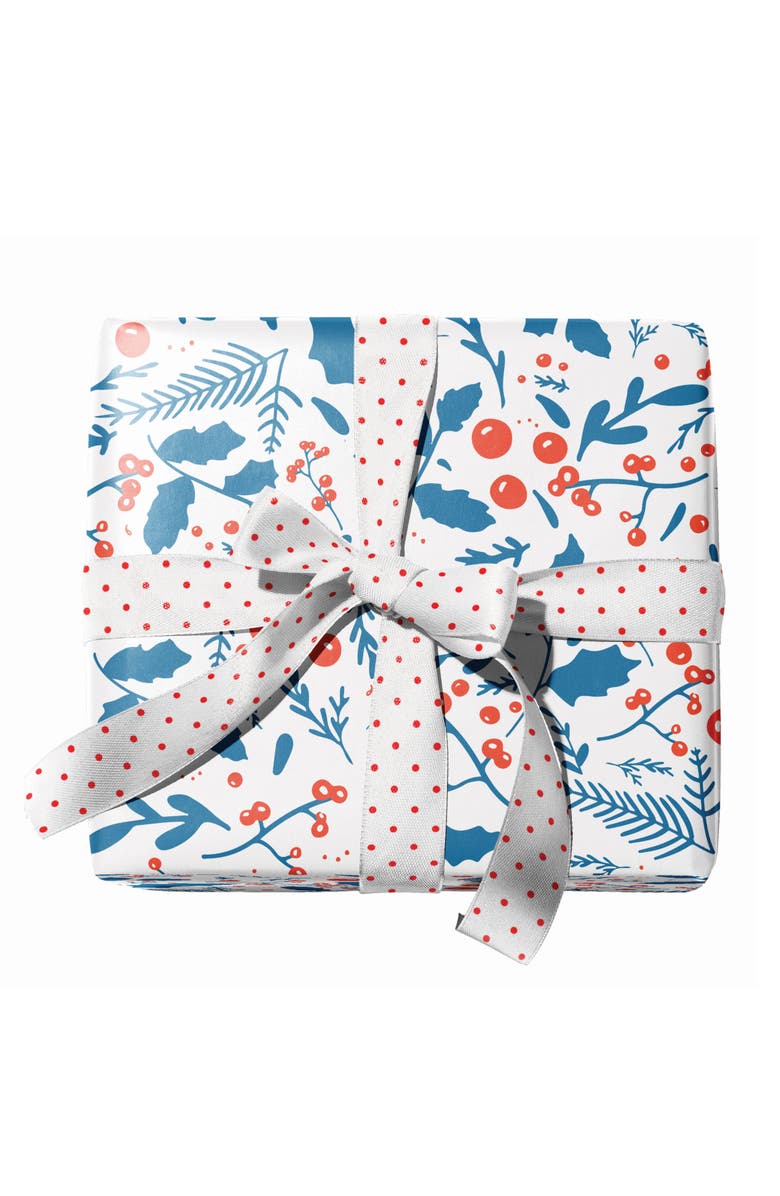 Ramus 
Co Two-Sided "Jolly Blues" Heavyweight Christmas/Holiday Gift Wrap, Alternate, color, Multicolored