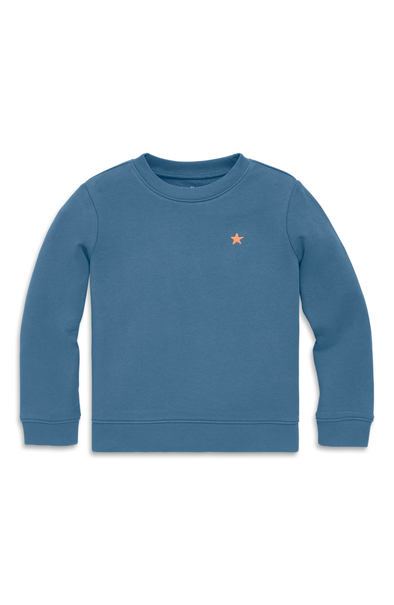 Primary Kids Embroidered Sweatshirt, Main, color, Moonlight