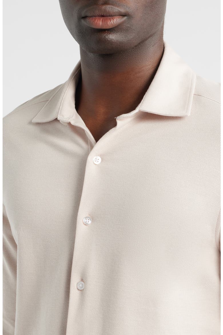 Tyrek Jersey Button-Up Shirt, Alternate, color, PINK
