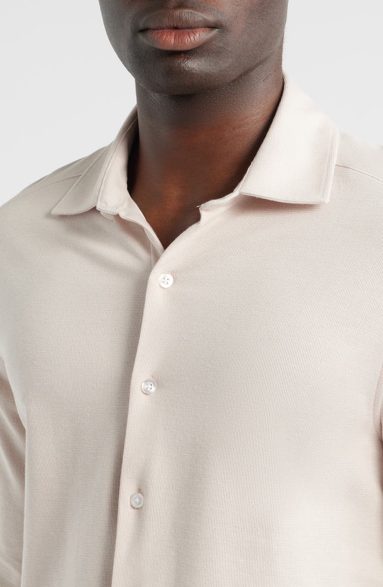 Robert Barakett Tyrek Jersey Button-Up Shirt, Alternate, color, Pink