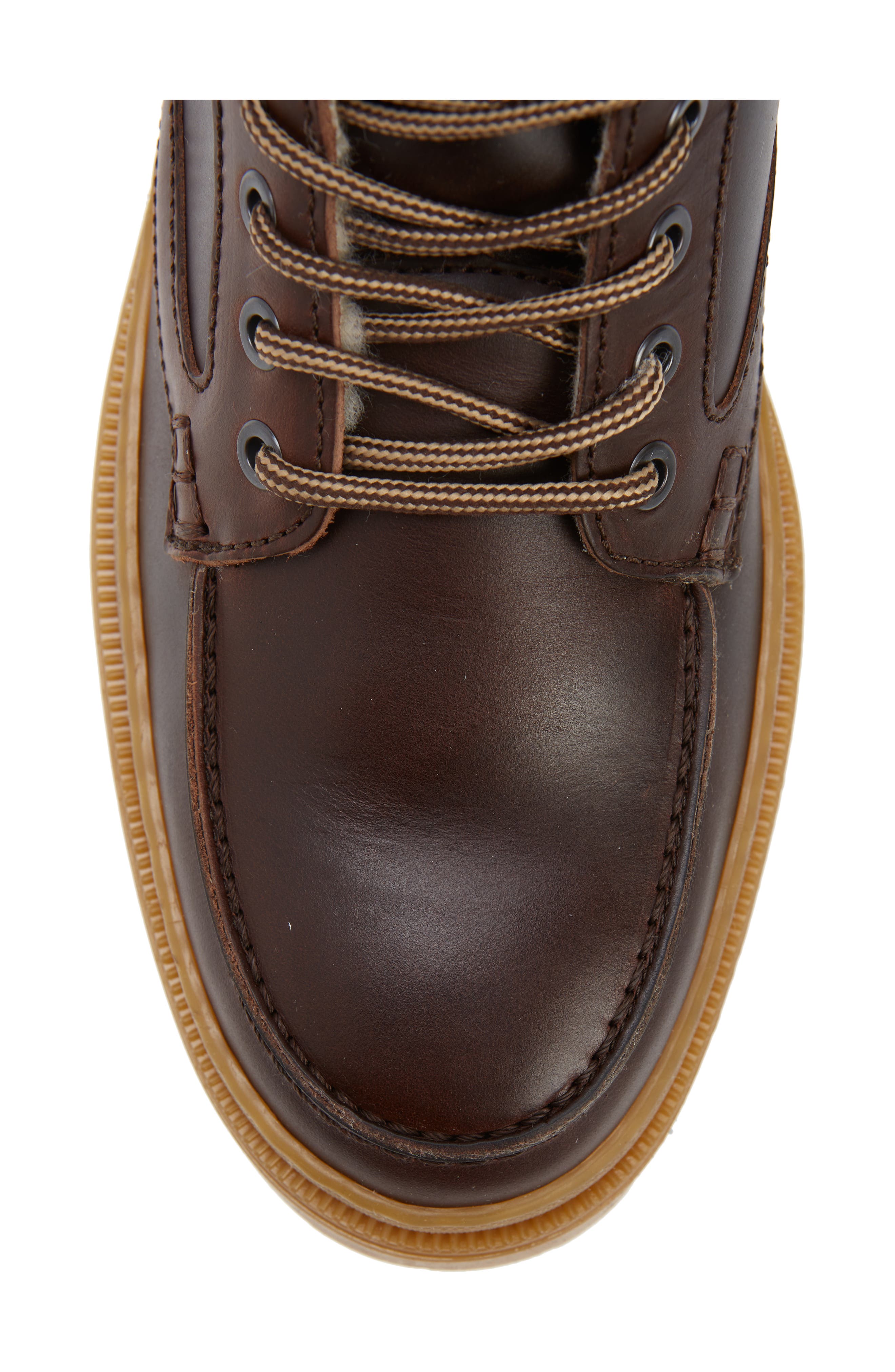 Ted Baker London Edric Faux Fur Lined Apron Toe Boot, Alternate, color, 