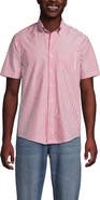Lands' End Short Sleeve Essential Lightweight Poplin
