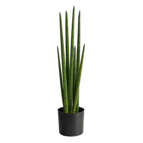 23-in Artificial Sansevieria Snake Plant