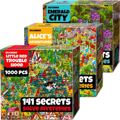 1000-Piece Jigsaw Puzzle Collection for Adults