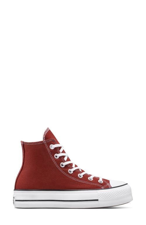 Converse Chuck Taylor All Star Lift High Top Platform Sneaker In Red