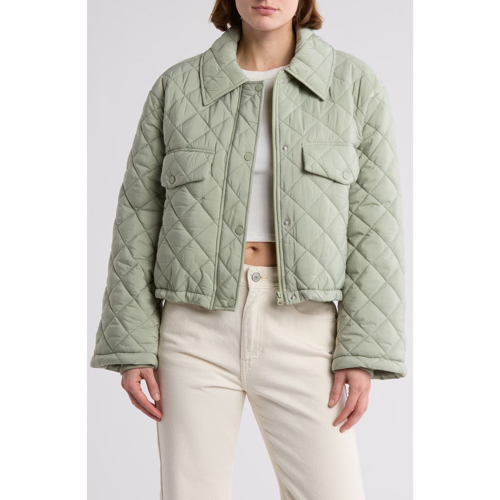 BLANKNYC BLANKNYC DIAMOND QUILTED PUFFER JACKET