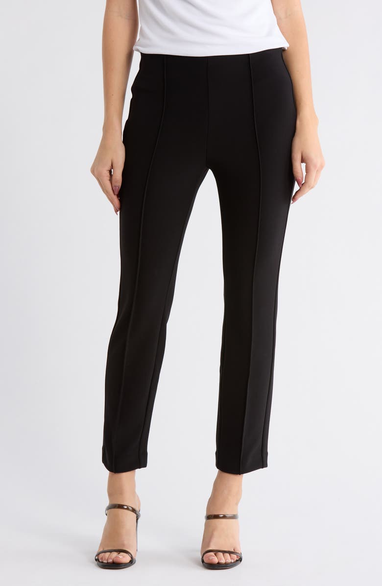 Nordstrom Ankle Pull-On Pants, Main, color, Black
