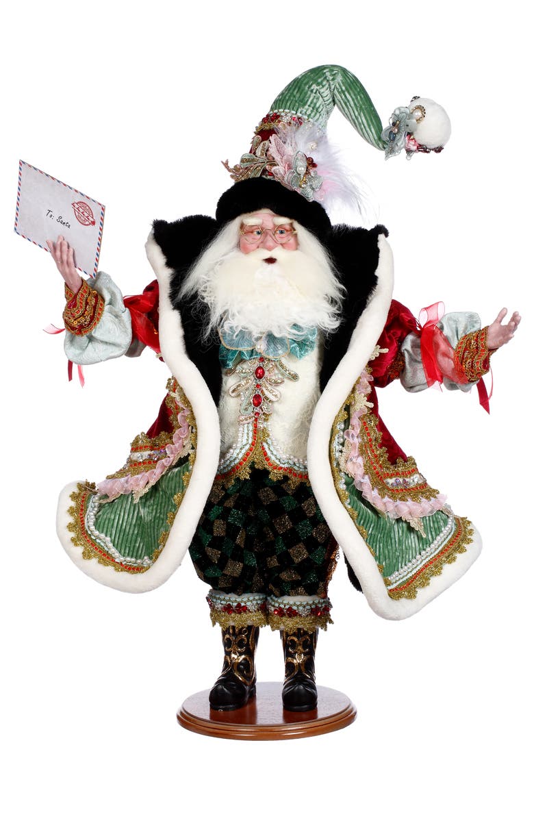 Mark Roberts Santa's Mail Call, Main, color, Sage