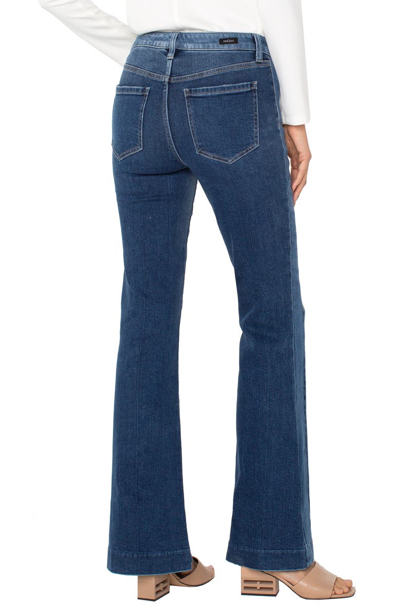 Liverpool Los Angeles Hannah Welt Pocket Flare Jeans, Alternate, color,