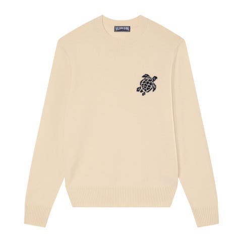 Wool And Cashmere Pullover With Turtle