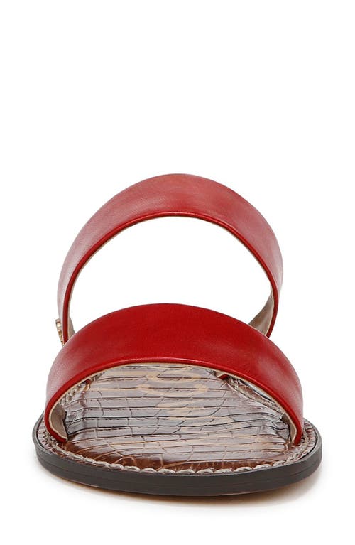 Sam Edelman Gala Slide Sandal In Summer Red