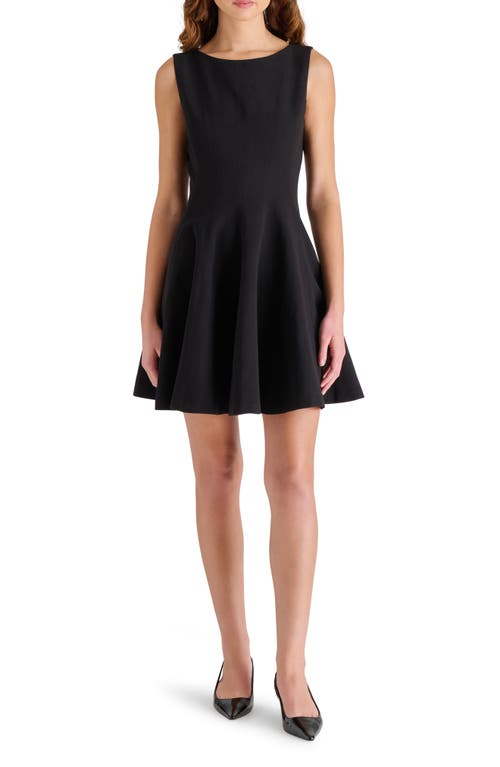 Steve Madden Nili Fit & Flare Minidress In Black