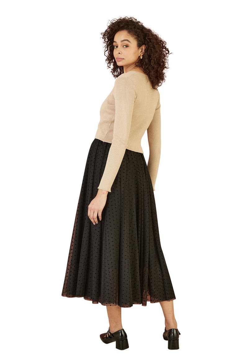 Metallic Rib Knit Bolero, Alternate, color, Gold