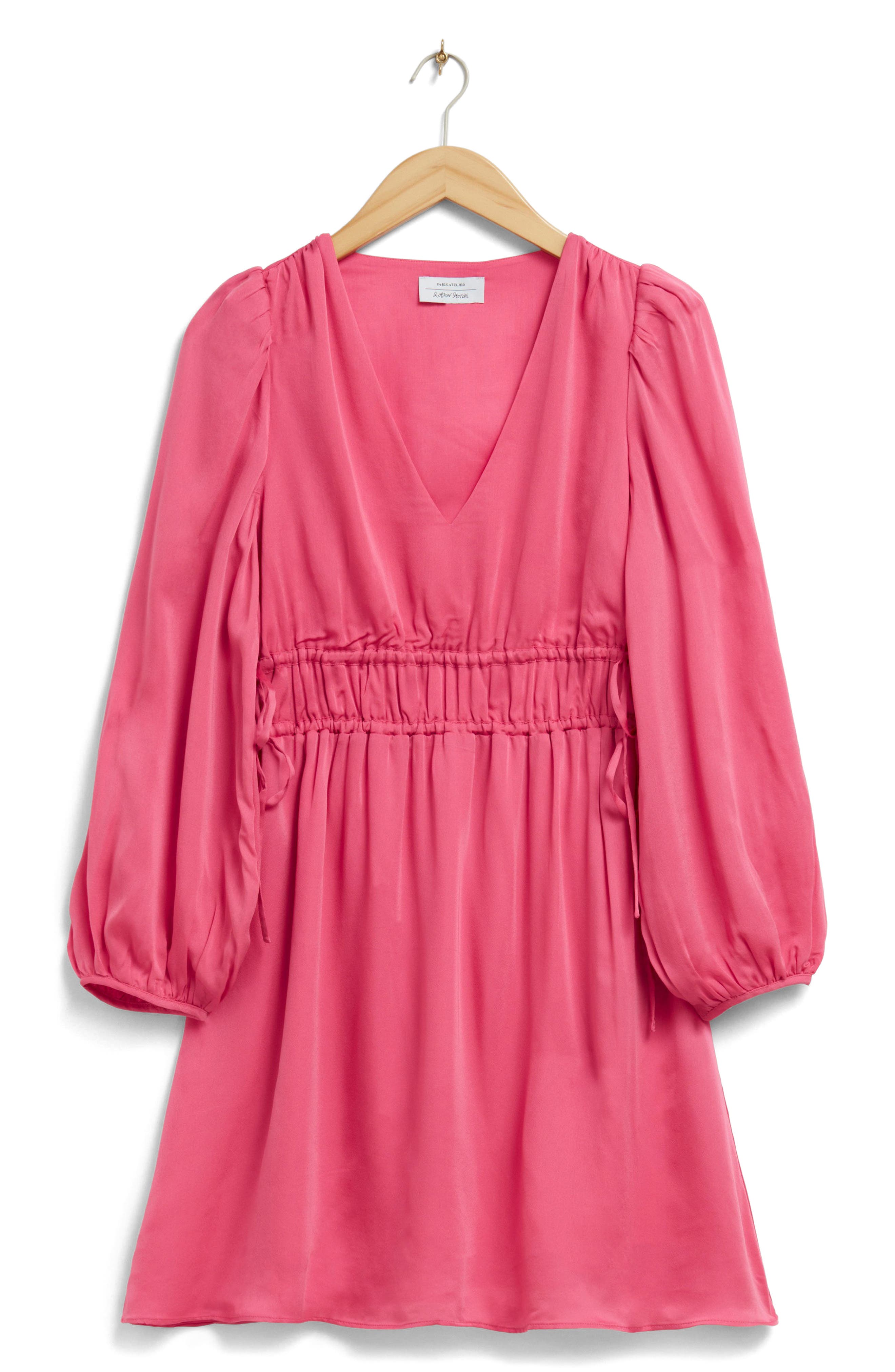 & Other Stories Long Sleeve Fit & Flare Dress