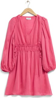 & Other Stories Long Sleeve Fit & Flare Dress