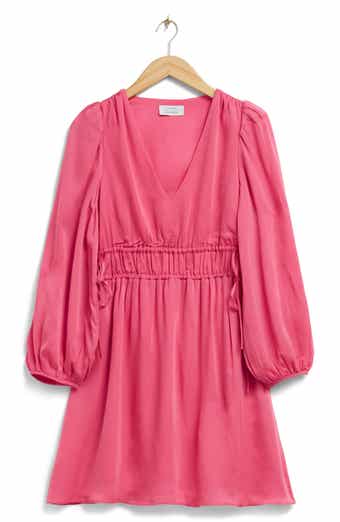 & Other Stories Long Sleeve Fit & Flare Dress