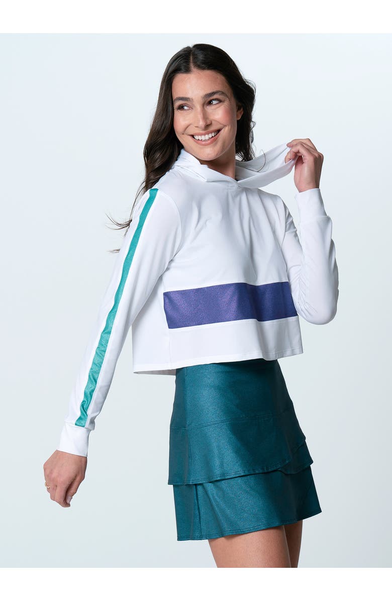 Lucky in Love Cindy Colorblock Hoodie, Alternate, color,