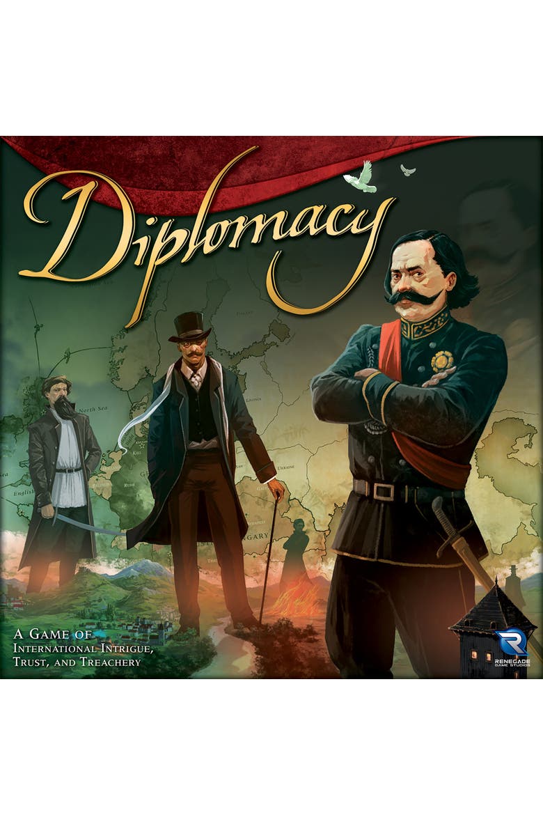 Diplomacy - Renegade, Europe 20th Century Strategy Board Game Ages 12+, Alternate, color, Multicolored