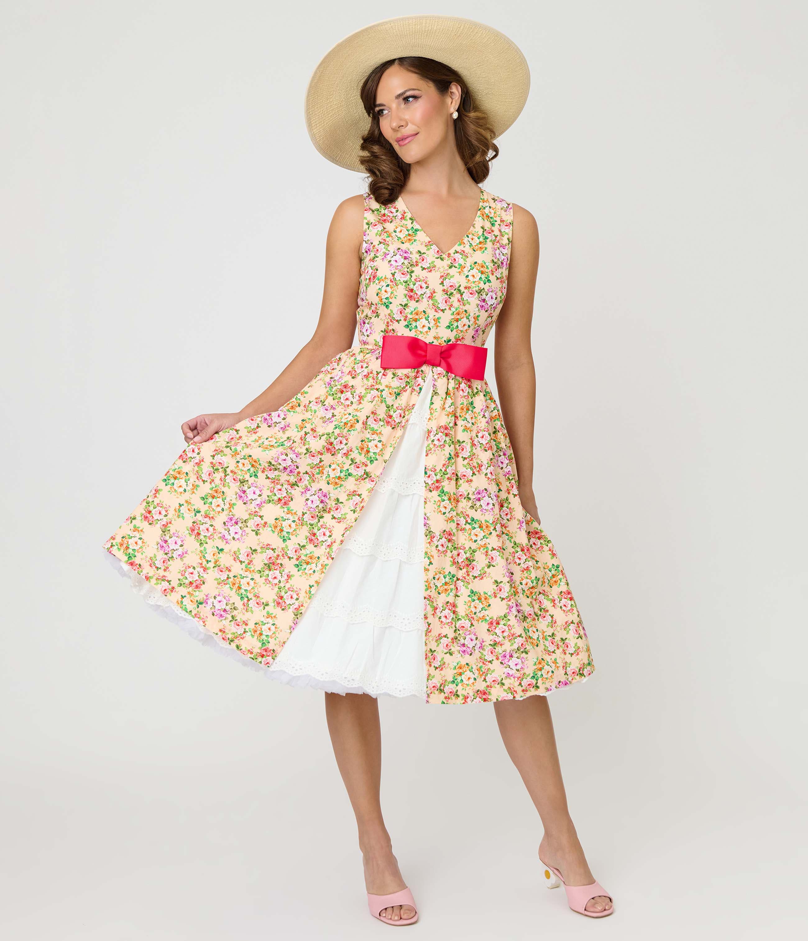 Unique Vintage 1960s Garden Party Swing Dress (Women) | Nordstrom