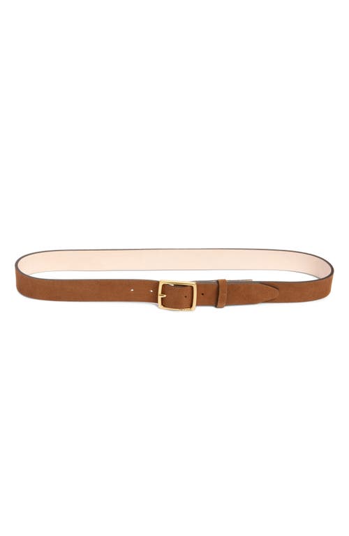 Rag & Bone Boyfriend Belt In Brown Wood