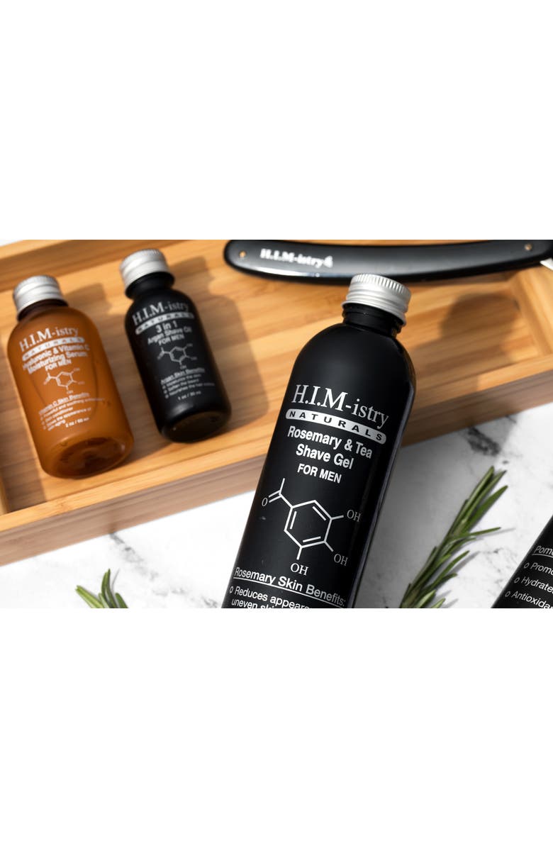 HIMistry Naturals H.I.M.-istry Naturals Rosemary & White Tea Shave Gel, Alternate, color,