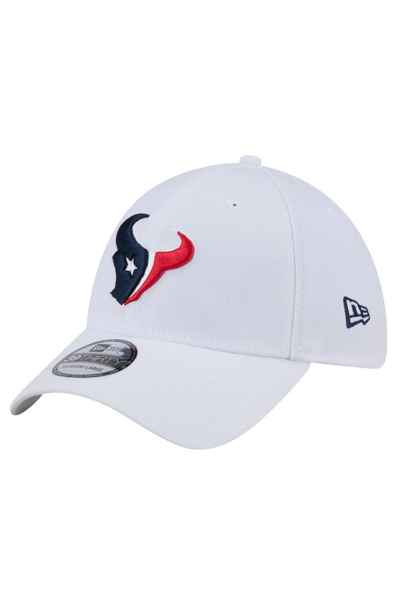 New Era Men's New Era White Houston Texans Main 39THIRTY Flex Hat, Main, color, 