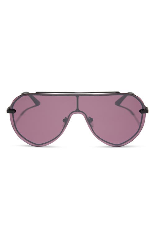 DIFF DIFF IMANI 139MM GRADIENT SHIELD SUNGLASSES