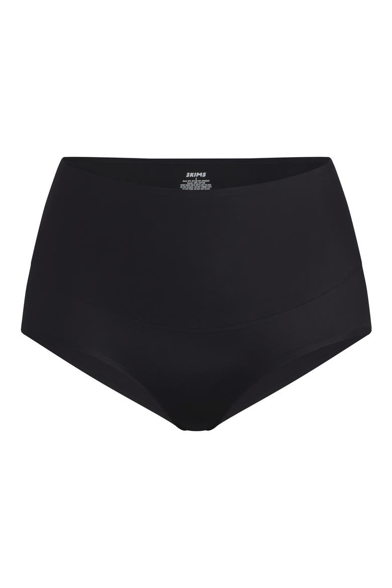 Smoothing Intimates High Waist Briefs, Alternate, color, ONYX