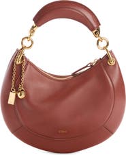 Chloé Small Banana Leather Hobo Bag