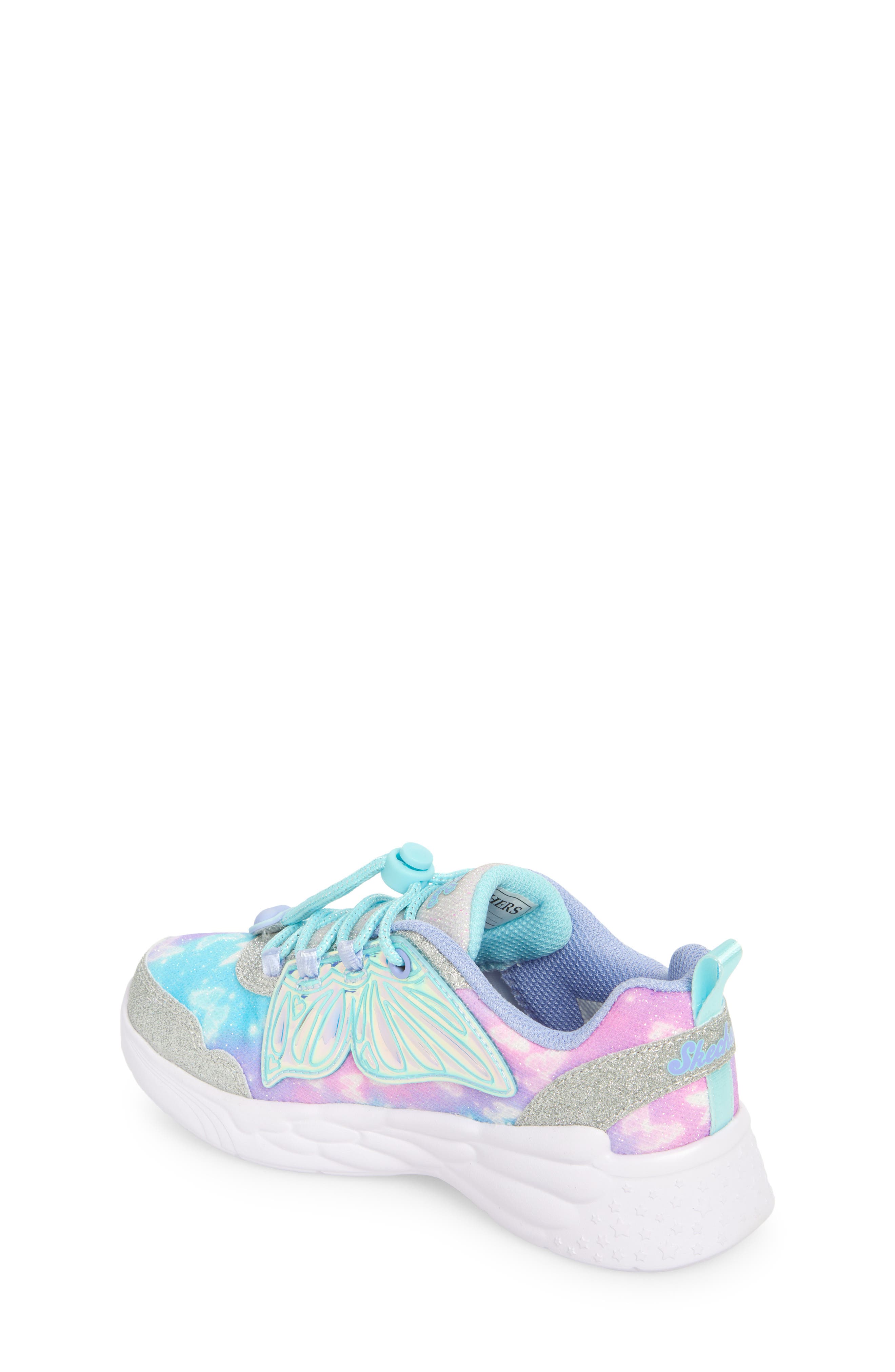 SKECHERS Kids' Dream Racer - Wing Brites Light-Up Sneaker, Alternate, color, 