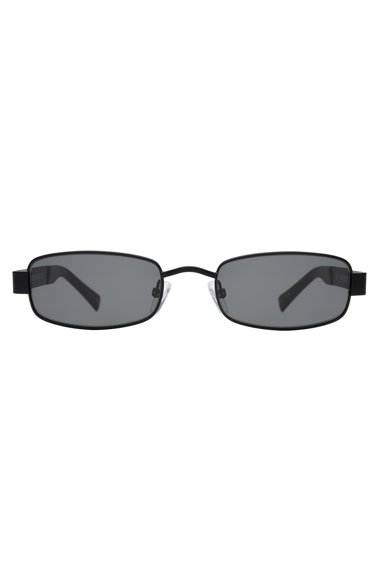 Lyndon Eyewear Shores Sunglasses, Main, color, Matte Black / Grey