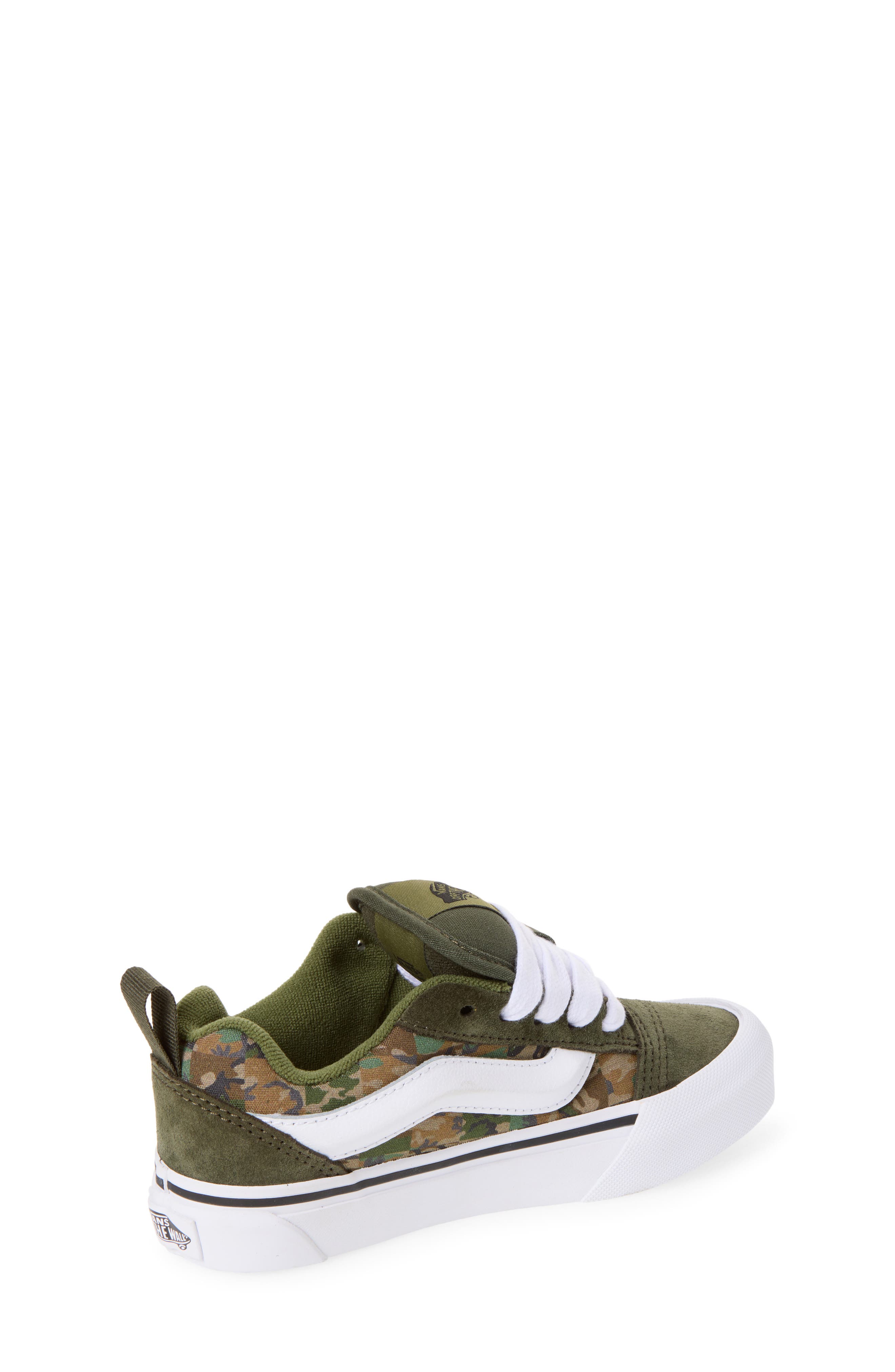 Kids' Knu Skool Sneaker, Alternate, color, CHECK CAMO OBSIDIAN FERN/GREEN