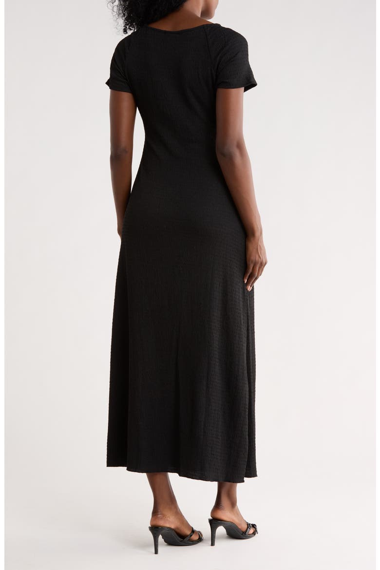 Smocked Day Dress, Alternate, color, RICH BLACK