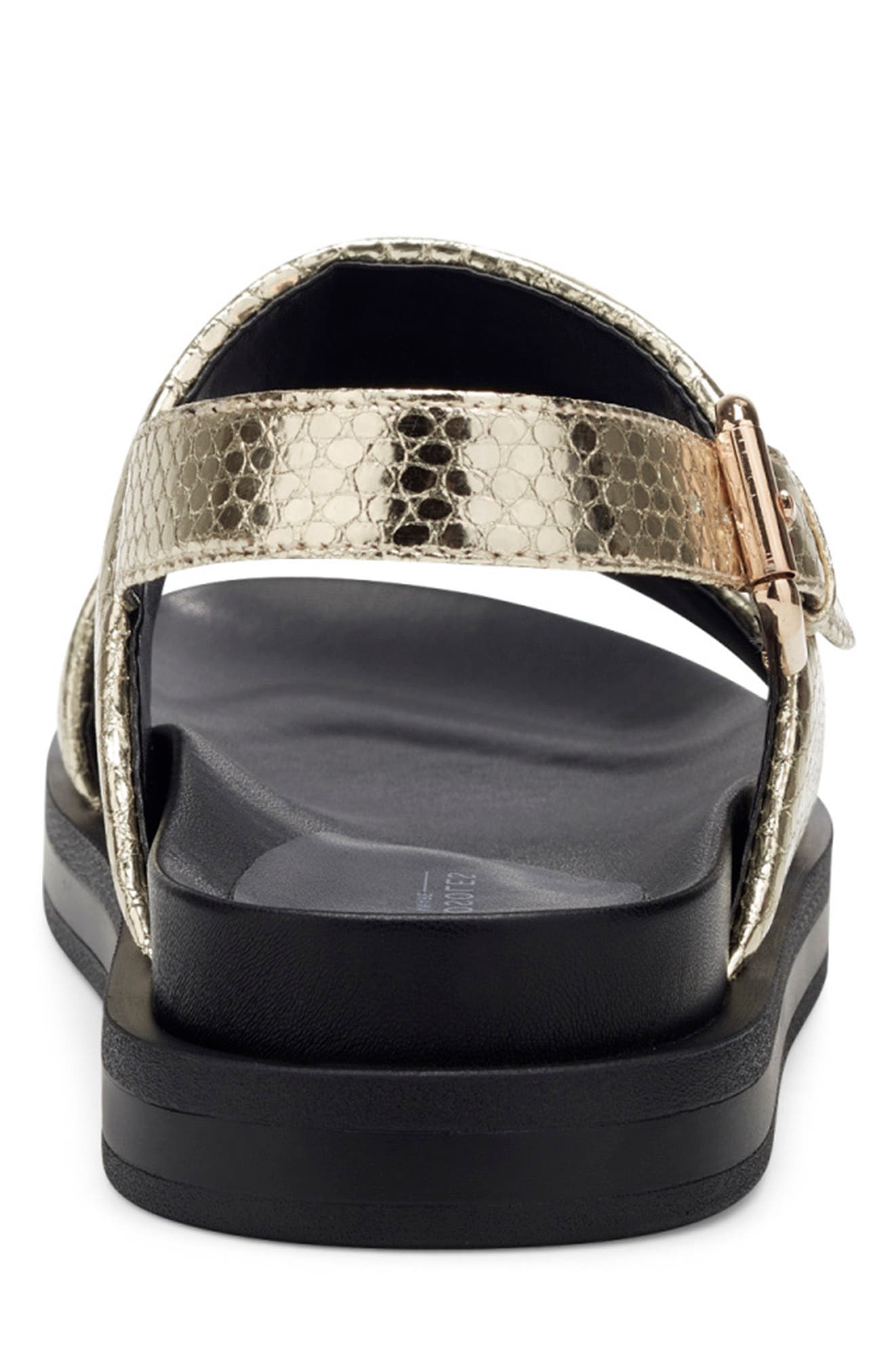 Aerosoles Leggenda Strappy Metallic Sandal, Alternate, color, 