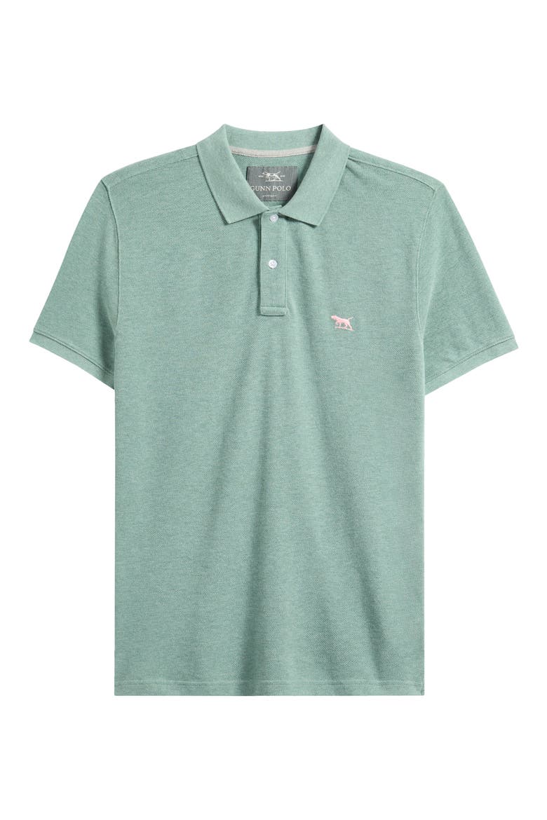 Gunn Piqué Sports Fit Cotton Polo, Alternate, color, DUSTY SAGE
