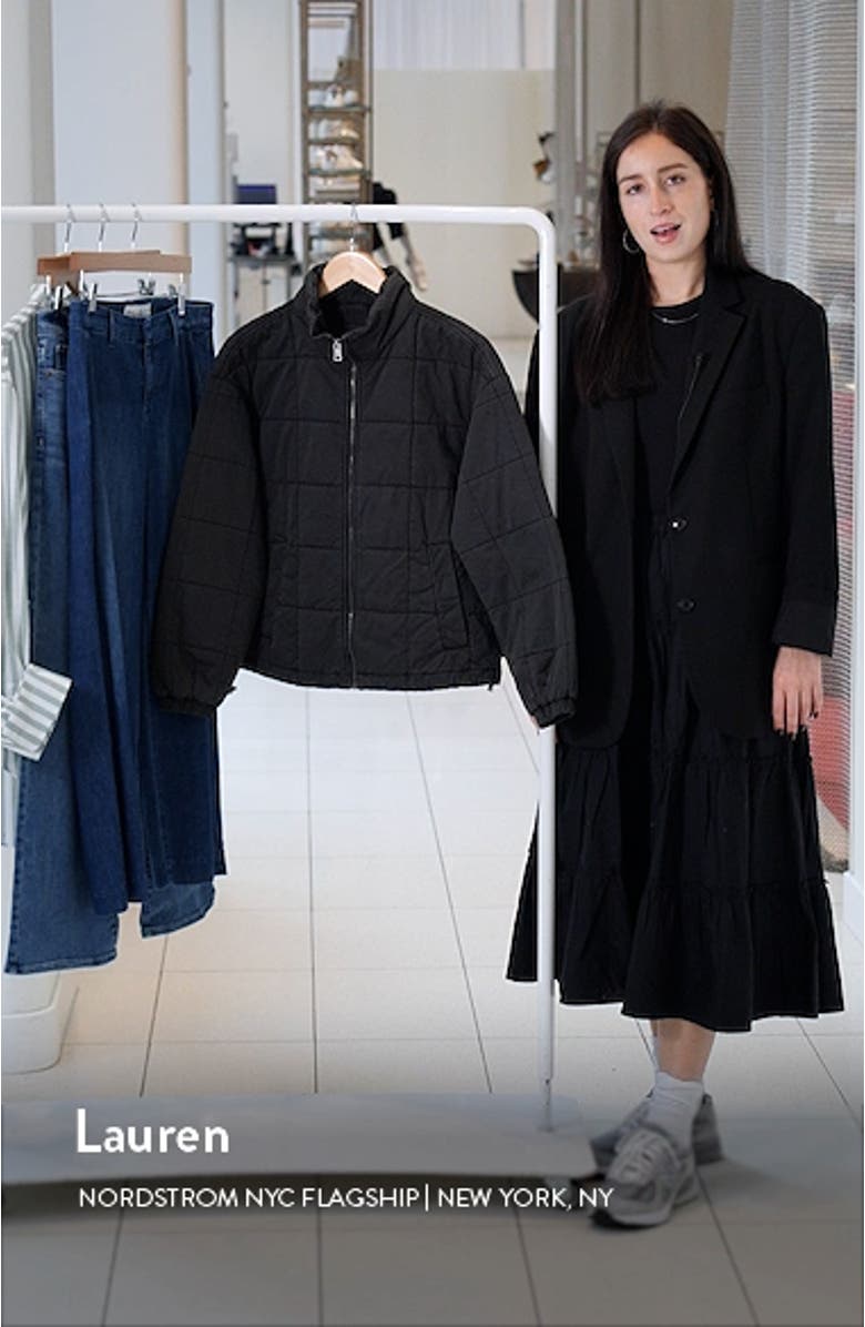 Box Quilted Water Resistant Cotton Jacket