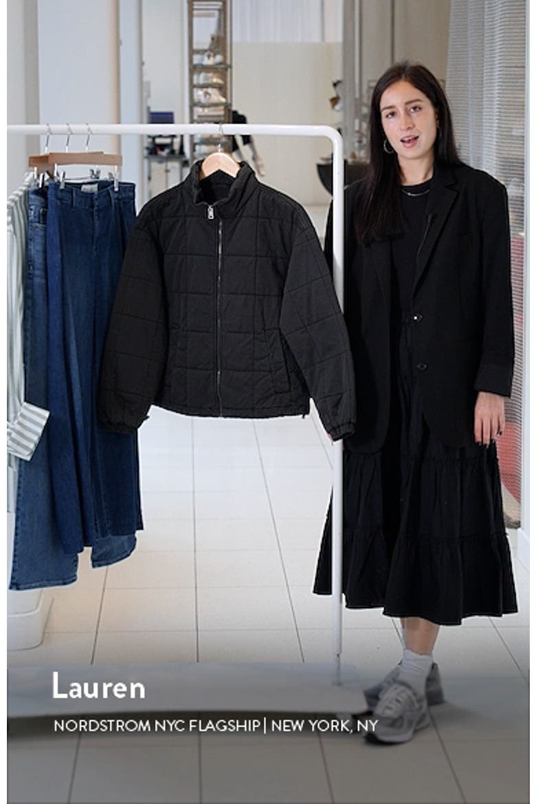 Box Quilted Water Resistant Cotton Jacket video