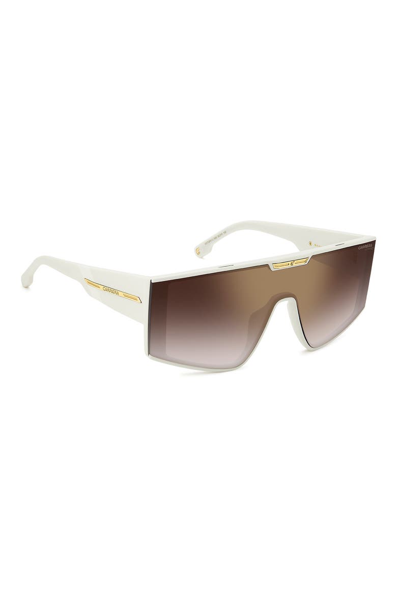 Victory C 99mm Rectangular Mask Sunglasses, Alternate, color, IVORY