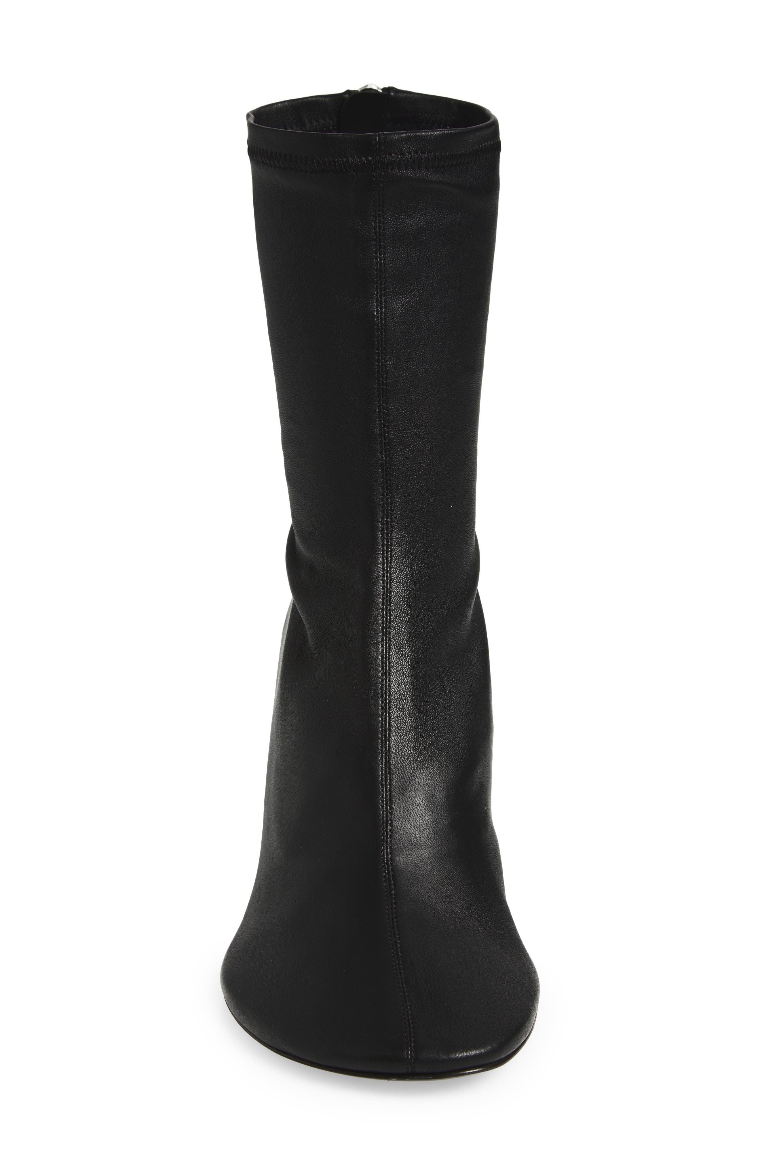 Acne Studios Back Tab Ankle Boot, Alternate, color, Black